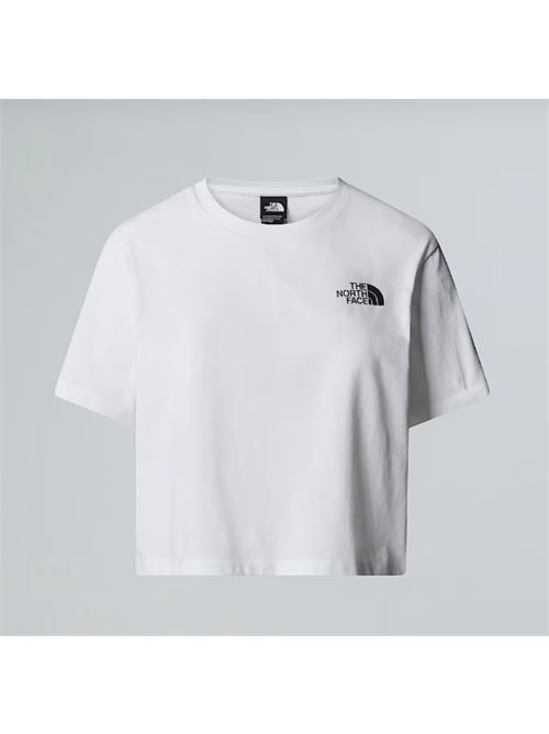 w simple dome cropp slim tee THE NORTH FACE | NF0A87U4FN41